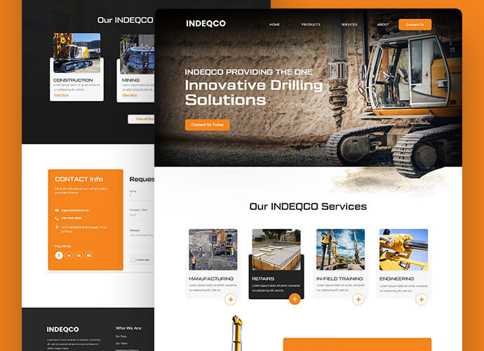 Indeqco – Drilling Solutions Website