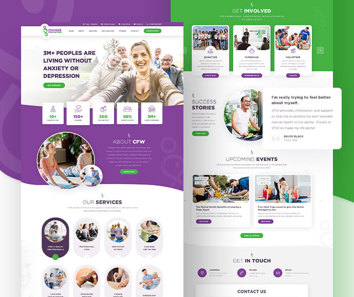 Change From Within – NonProfit Website Design